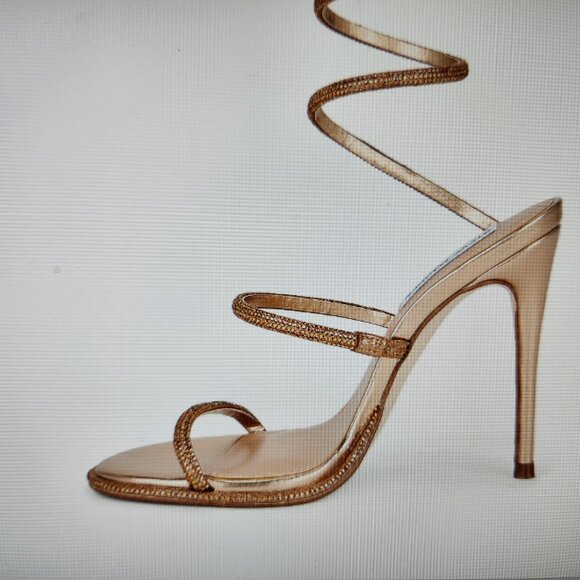 Steve Madden Women's Exotica Ankle Wrap Stiletto Dress Sandals. NIB. Size 6 - Picture 4 of 14